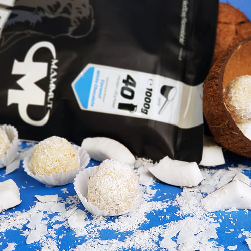 White Protein Balls